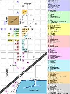 Downtown Business Map